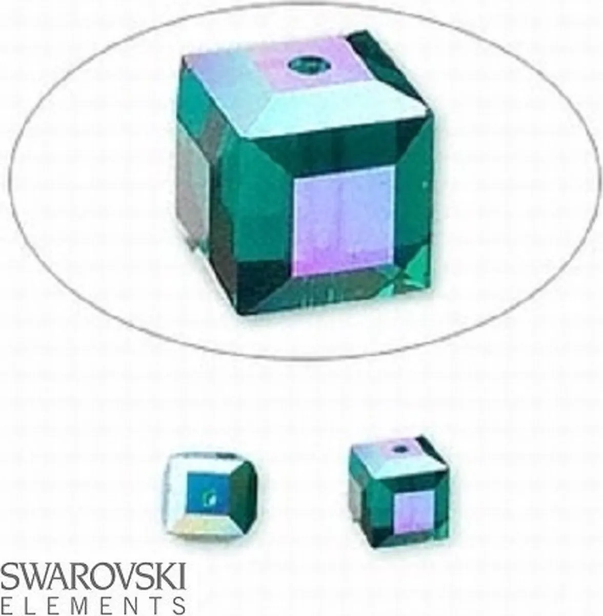 Swarovski Elements Kubus Kralen 5601