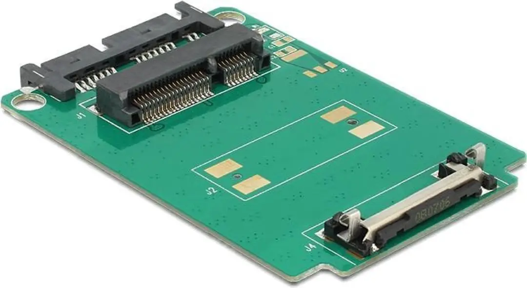 Delock Micro Convertor SATA mSATA 62520 - Zwart