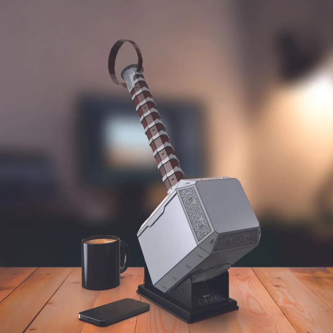 Spin Master 4D Build Marvel Mjolnir Thor-hamer 3D Puzzel 87 Stuks