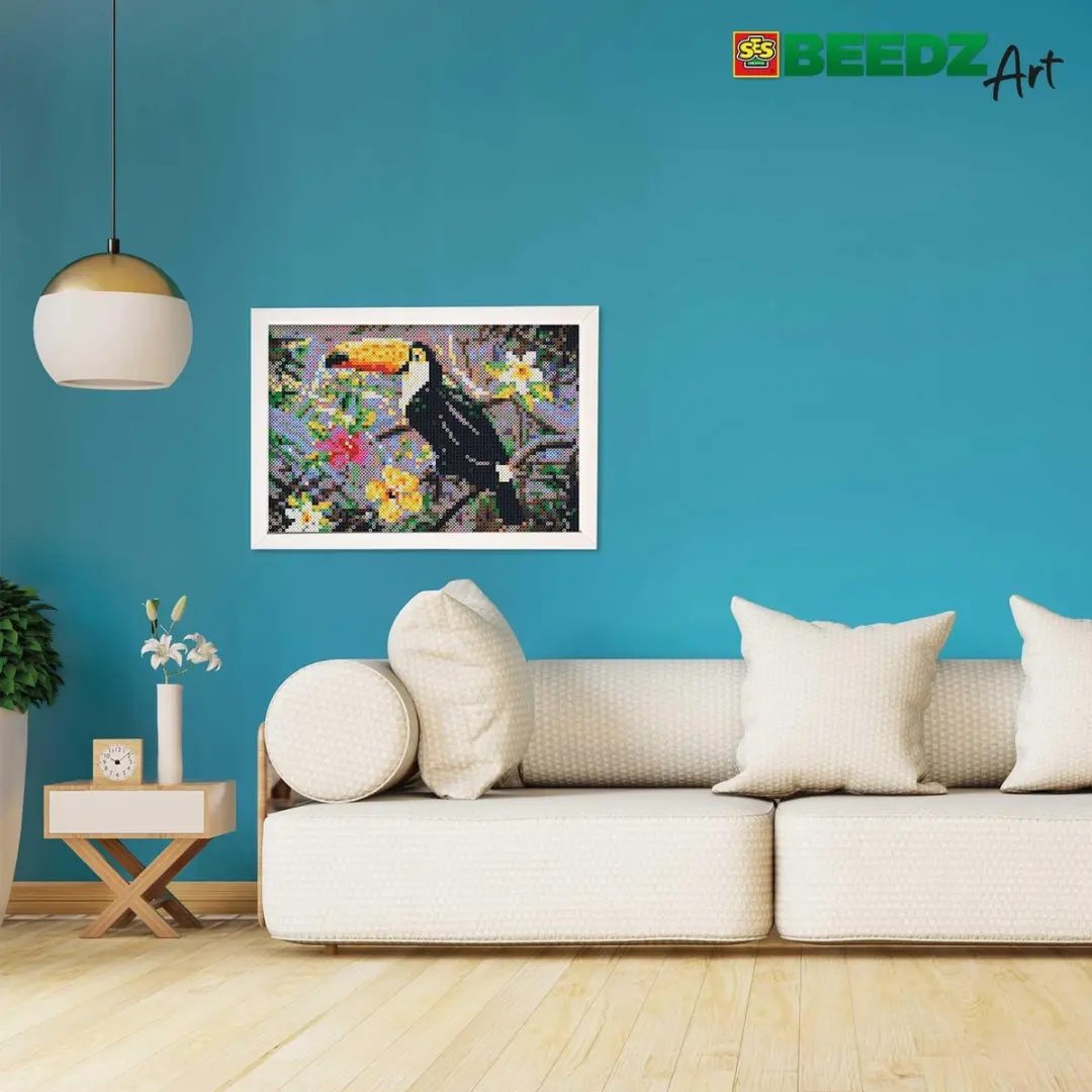 SES Creative Beedz Art Toekan Diamond Painting - 7000 Strijkkralen