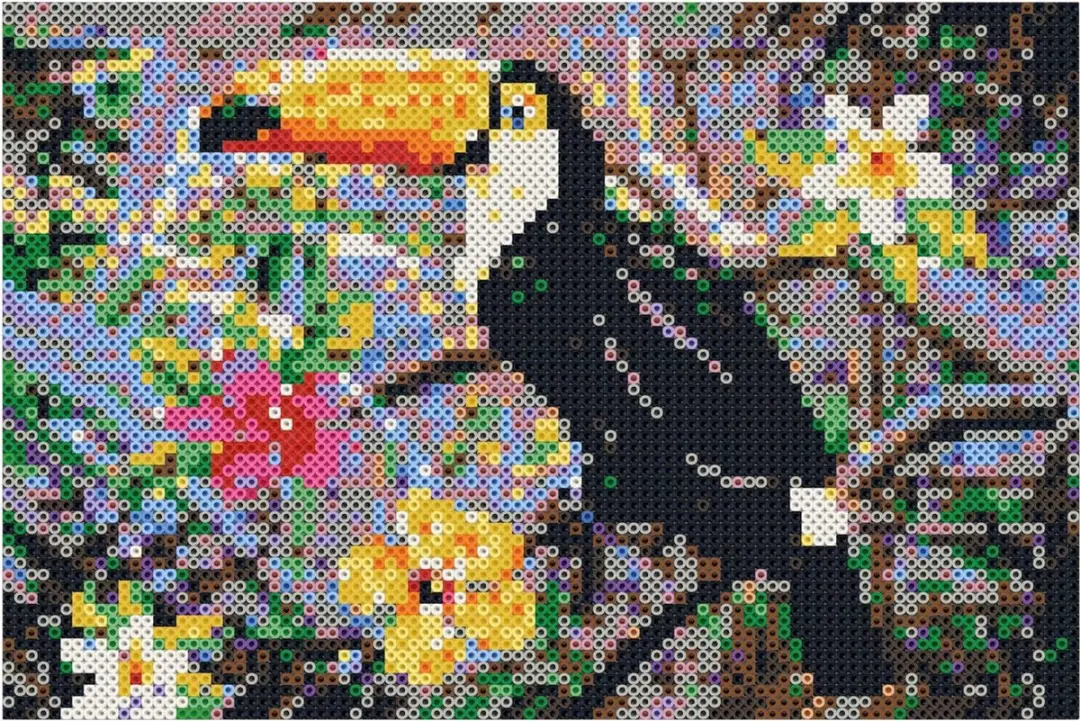 SES Creative Beedz Art Toekan Diamond Painting - 7000 Strijkkralen