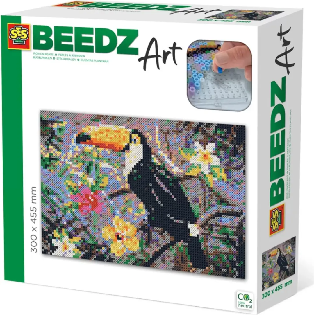 SES Creative Beedz Art Toekan Diamond Painting - 7000 Strijkkralen