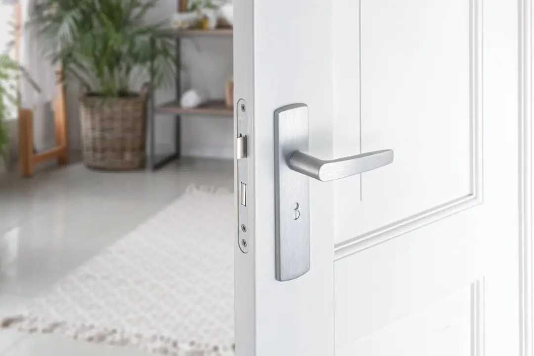 AXA 6210 Curve Klikschild Binnendeur 63mm - Aluminium - afbeelding 3 van 6