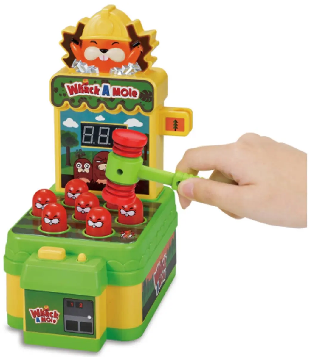Johntoy Whack a Mole spel interactief kinderspel motoriek.