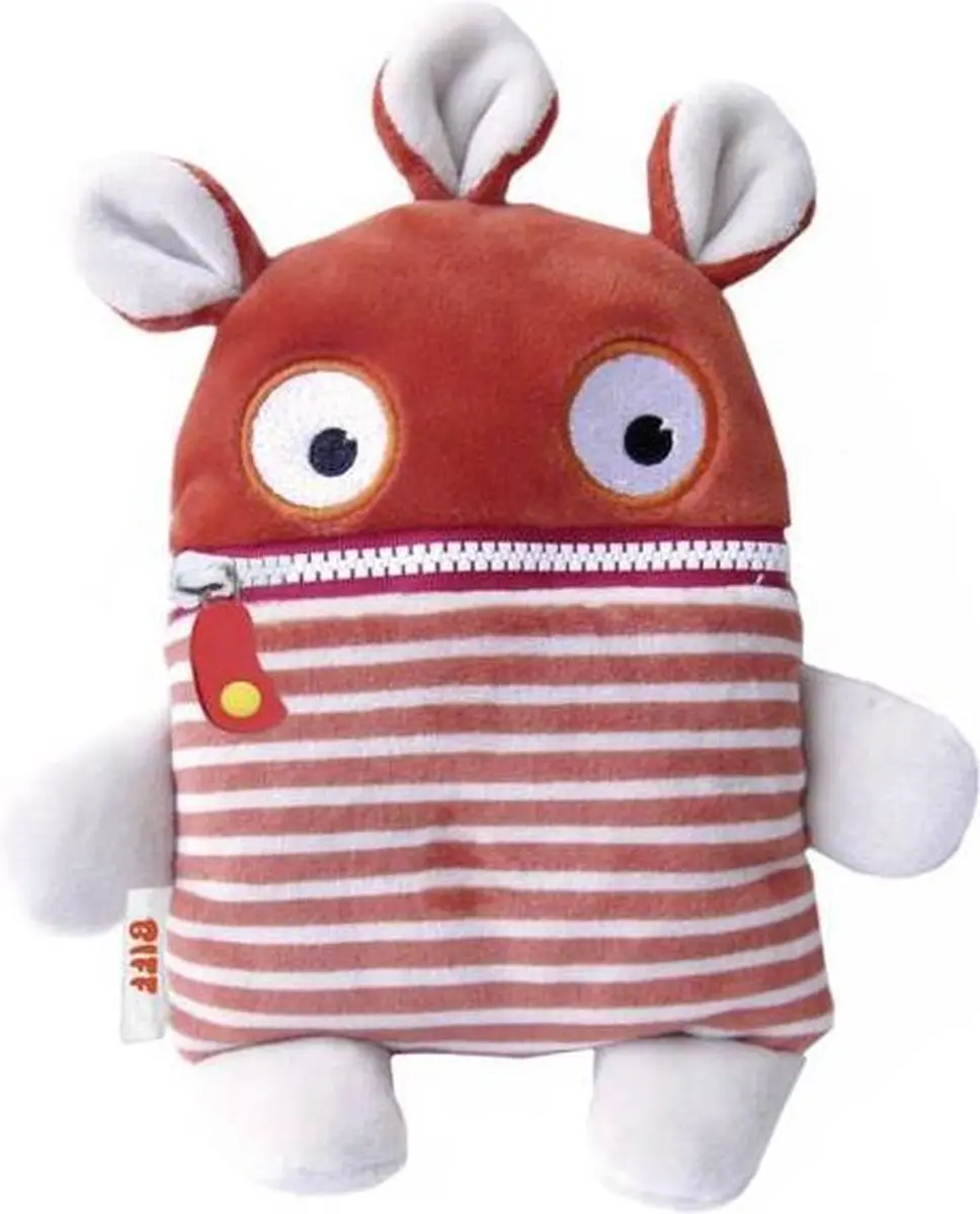 Schmidt Spiele Zorgenvriendje Biff Knuffel 28cm - Bruin/Wit