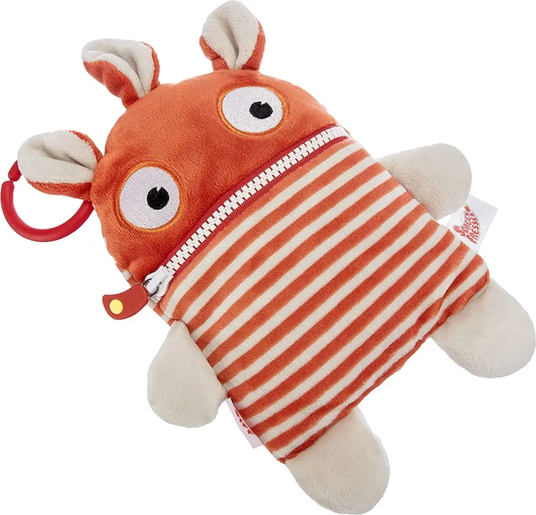 Schmidt Spiele Zorgenvriendje Biff Knuffel 28cm - Bruin/Wit