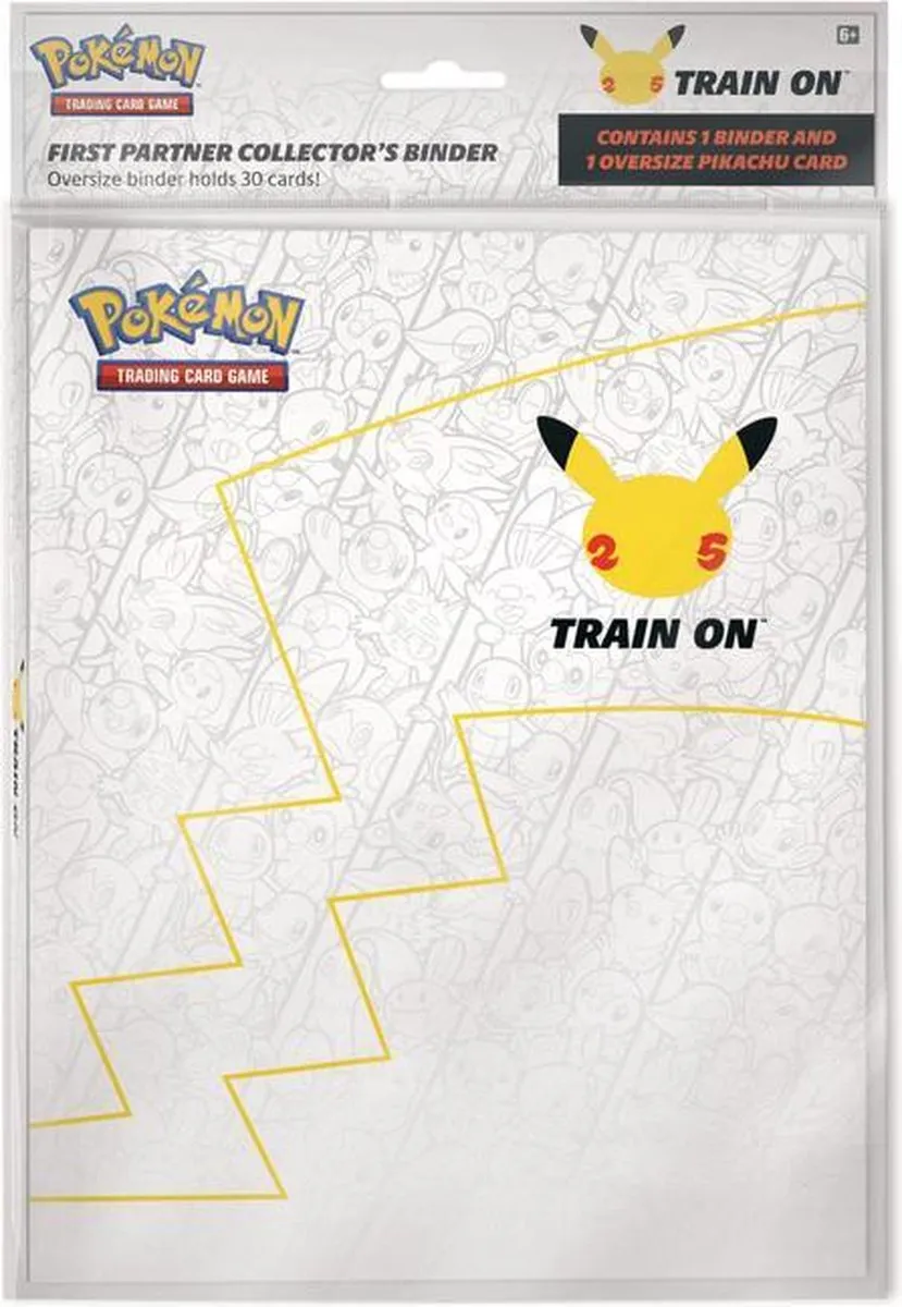 Pokémon First Partner Binder 25th Anniversary Pikachu