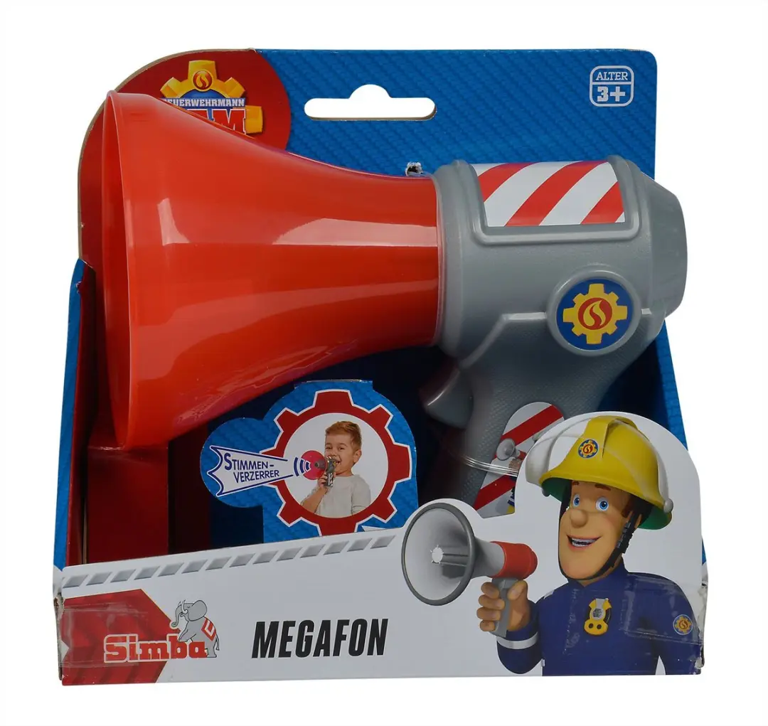 Simba Brandweerman Sam Megafoon - Rood - afbeelding 4 van 6