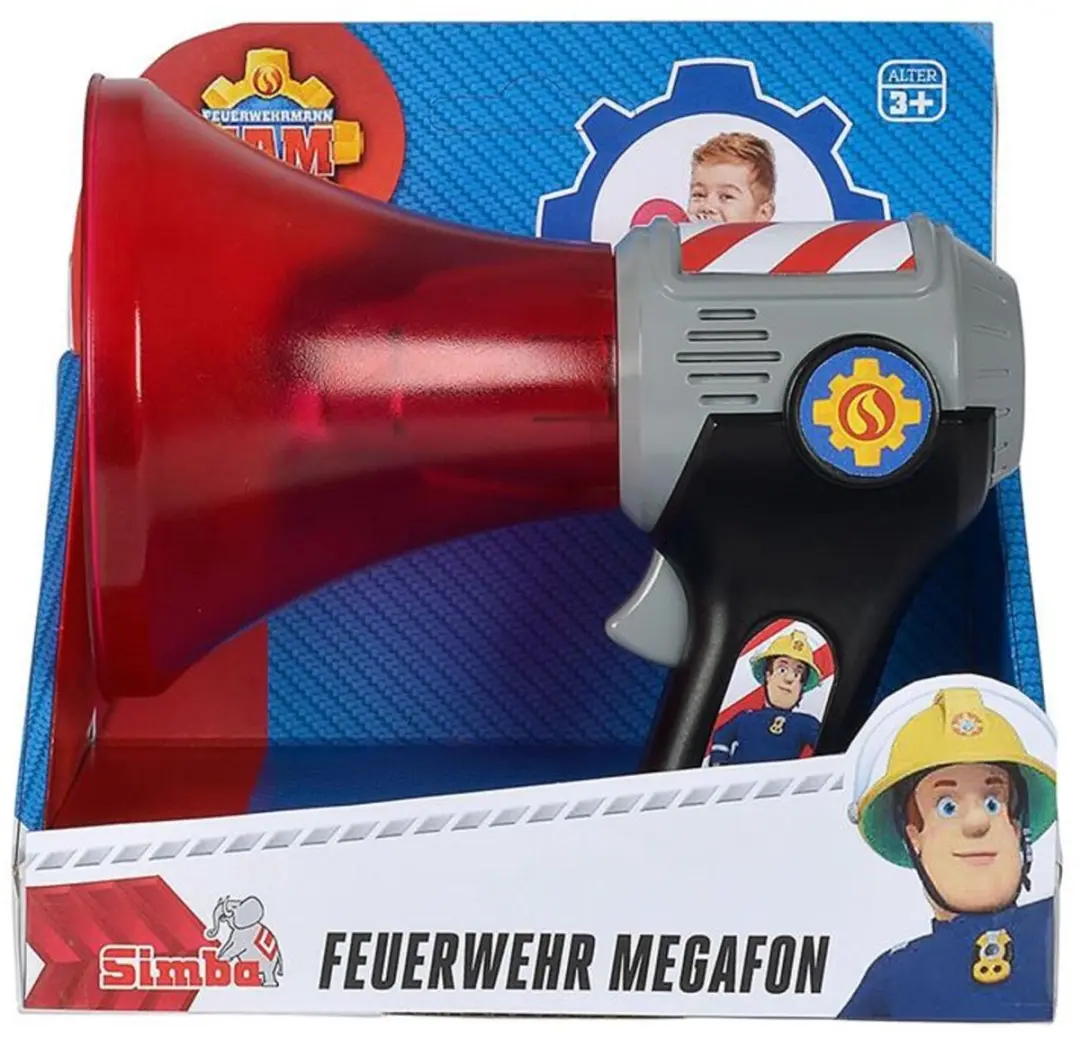 Simba Brandweerman Sam Megafoon - Rood - afbeelding 6 van 6
