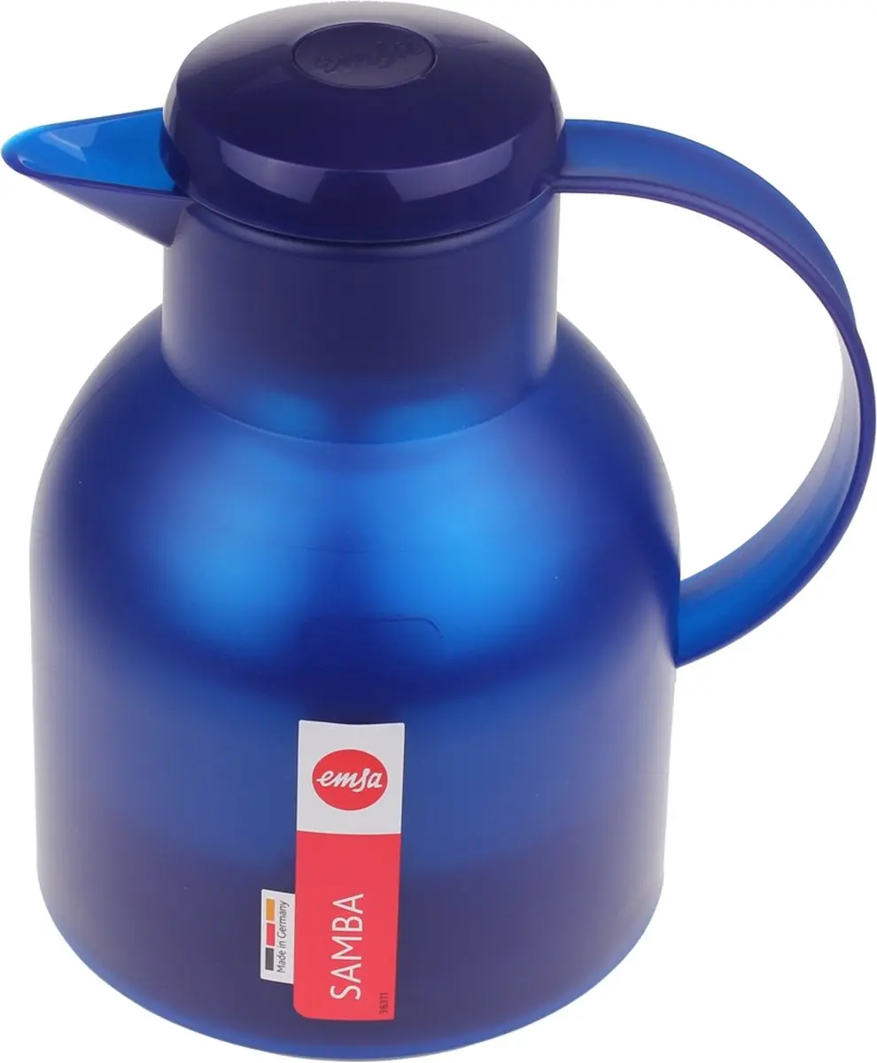 Emsa Samba Thermoskan 1L - Blauw - afbeelding 3 van 4