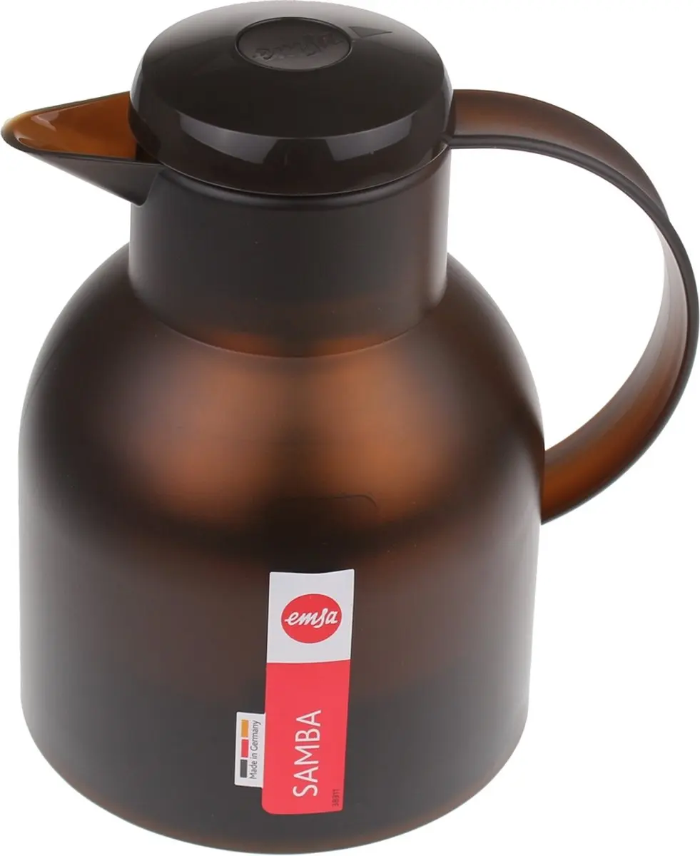 Emsa Samba Isoleerkan 1.0L - Translucent Bruin - afbeelding 2 van 3