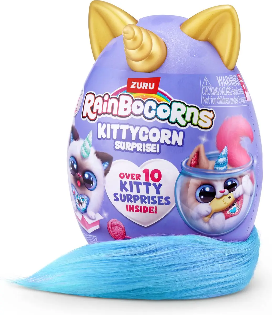 ZURU Rainbocorns Kittycorn Surprise Serie 3 Maine Coon Kat - afbeelding 6 van 6