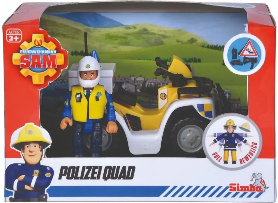 Simba Brandweerman Sam Politie Quad - MPN 109251093038 - Meerkleurig - afbeelding 5 van 6