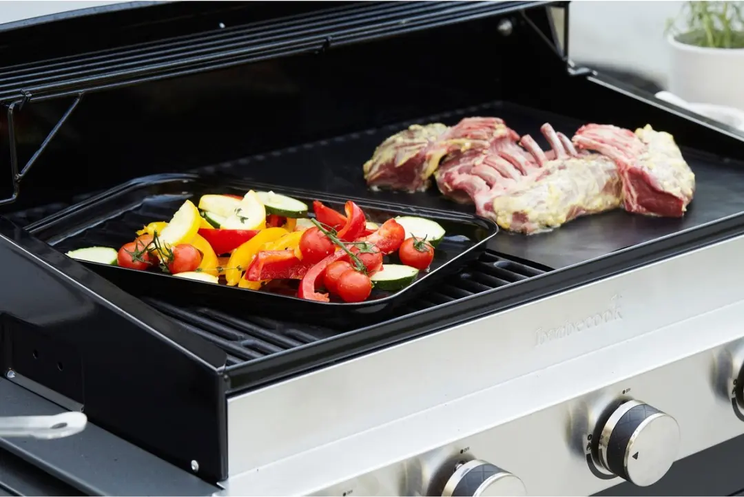 Barbecook Grillpan Email 34.5cm - Zwart - afbeelding 2 van 4