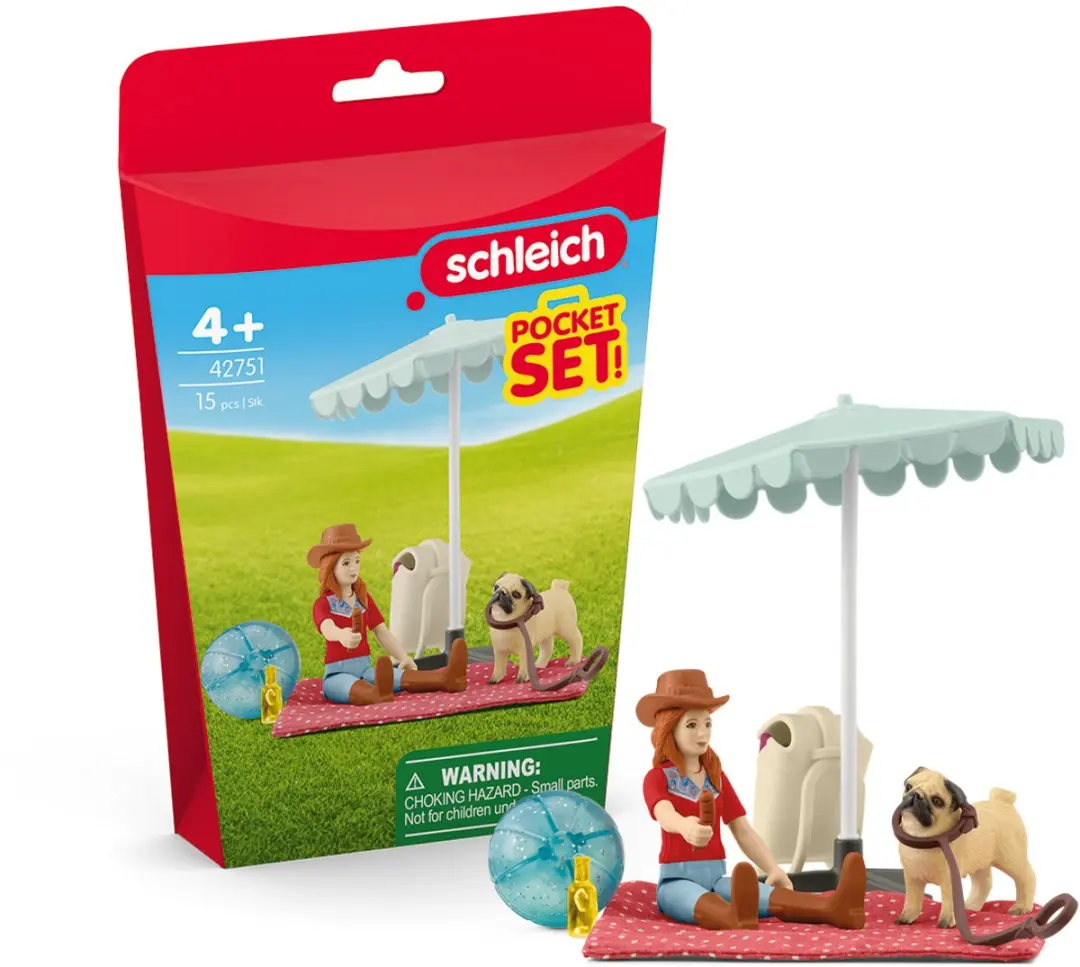 Schleich Horse Club Trip naar het zwemmeer 42751 - Multikleur