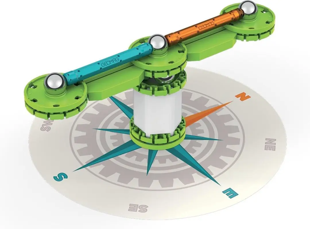 Geomag Mechanics Motion RE Compass 35-delig - Multikleur - afbeelding 3 van 5