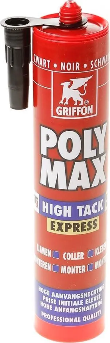 GRIF constructielijm high Tack Express, zw, verpakkingseenheid 435g