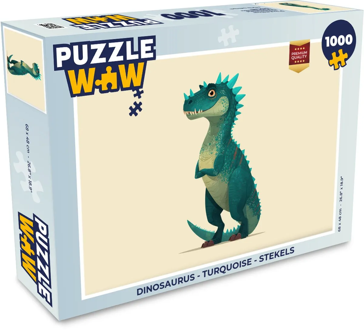 PuzzleWow Dinosaurus Stekels Legpuzzel 1000 Stuks