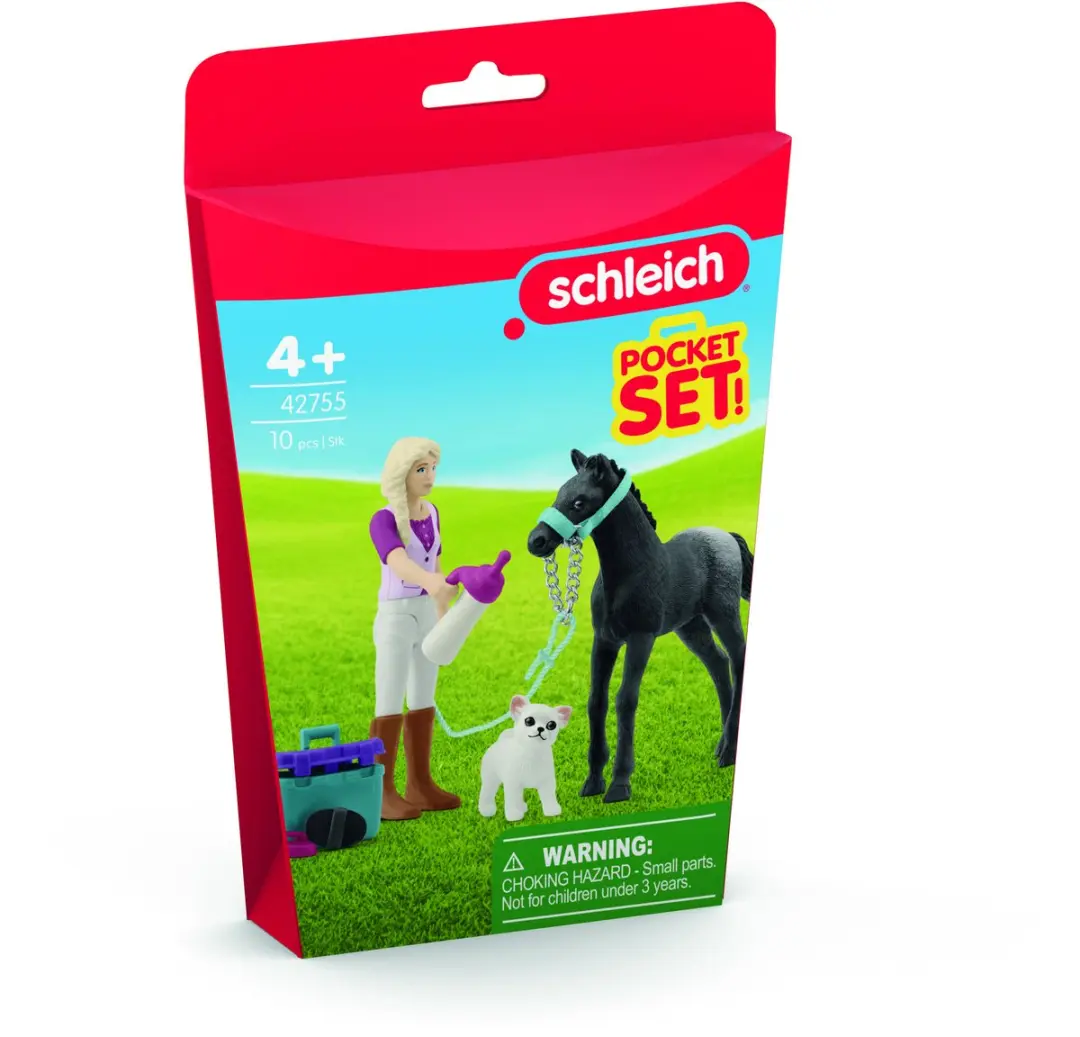 Schleich Horse Club Verzorgingsset Veulens 42755 - Multikleur