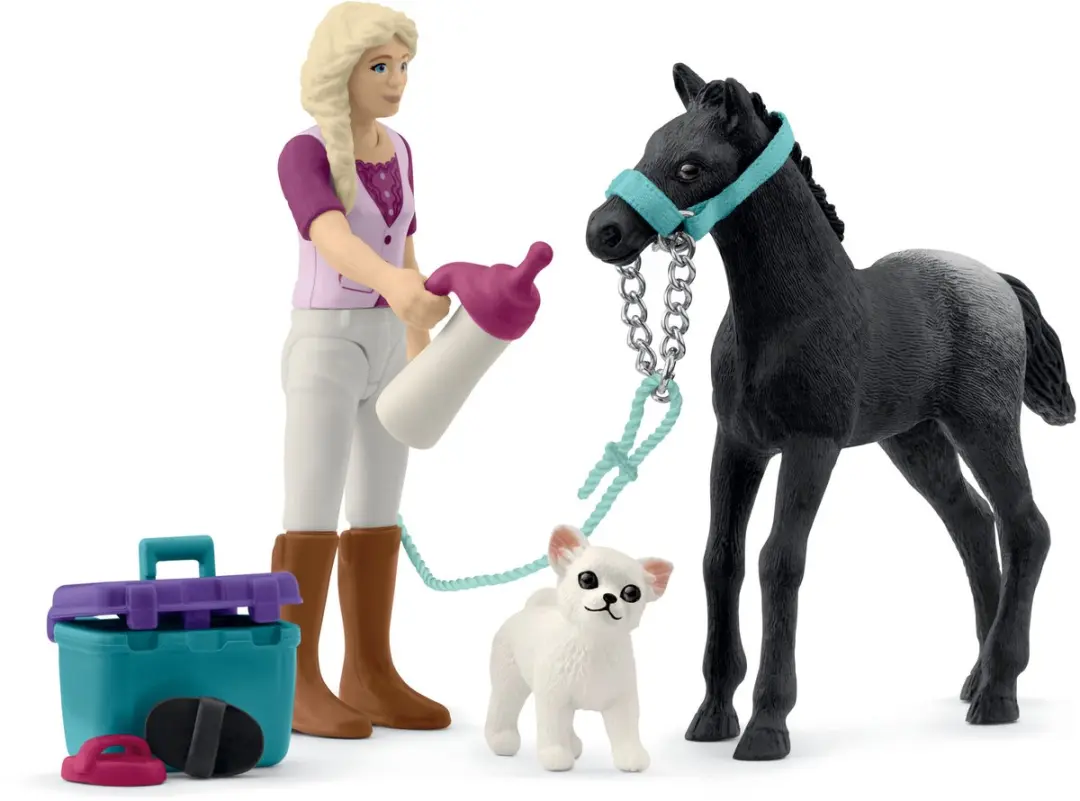 Schleich Horse Club Verzorgingsset Veulens 42755