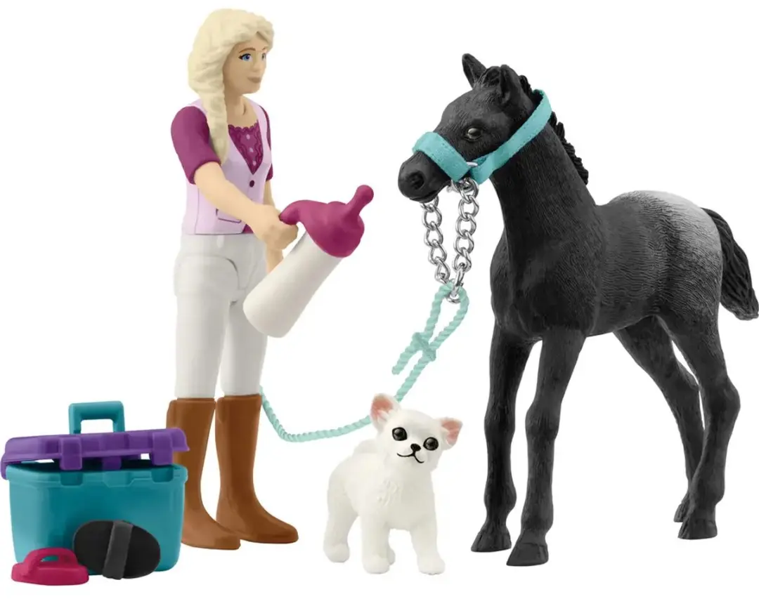 Schleich Horse Club Verzorgingsset Veulens 42755 - Multikleur