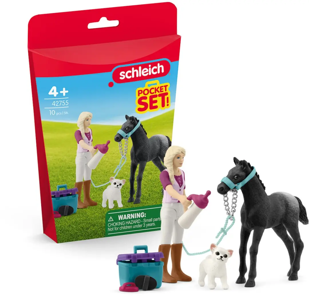 Schleich Horse Club Verzorgingsset Veulens 42755 - Multikleur