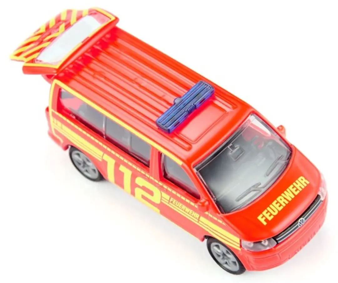 SIKU SK1547 VW T5 Brandweer Commandowagen - Meerkleurig - afbeelding 3 van 4