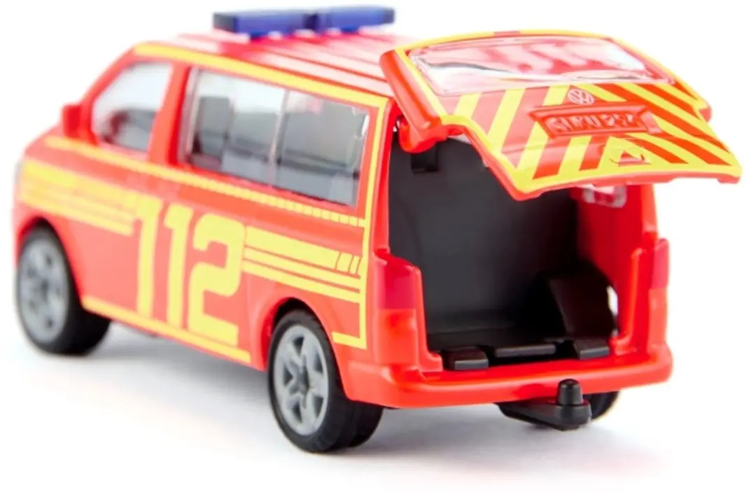 SIKU SK1547 VW T5 Brandweer Commandowagen - Meerkleurig - afbeelding 4 van 4