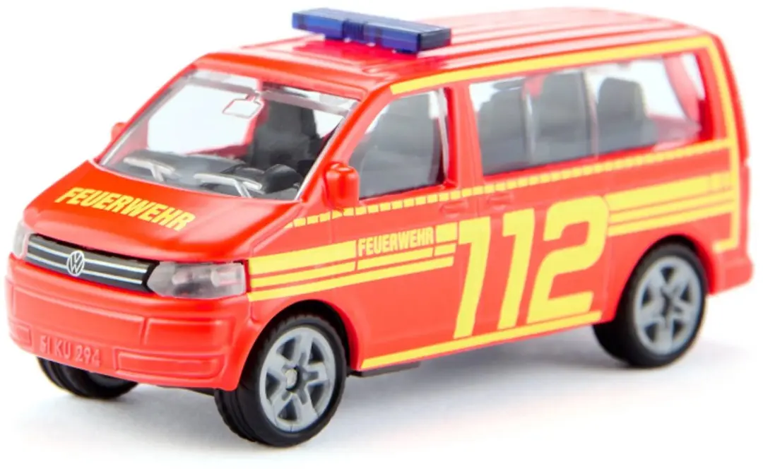 SIKU SK1547 VW T5 Brandweer Commandowagen - Meerkleurig - afbeelding 2 van 4