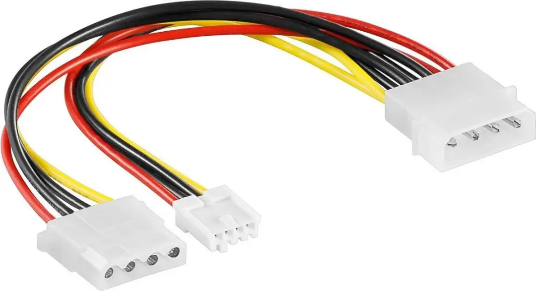 Delock Molex Floppy Voedingskabel 0,20m