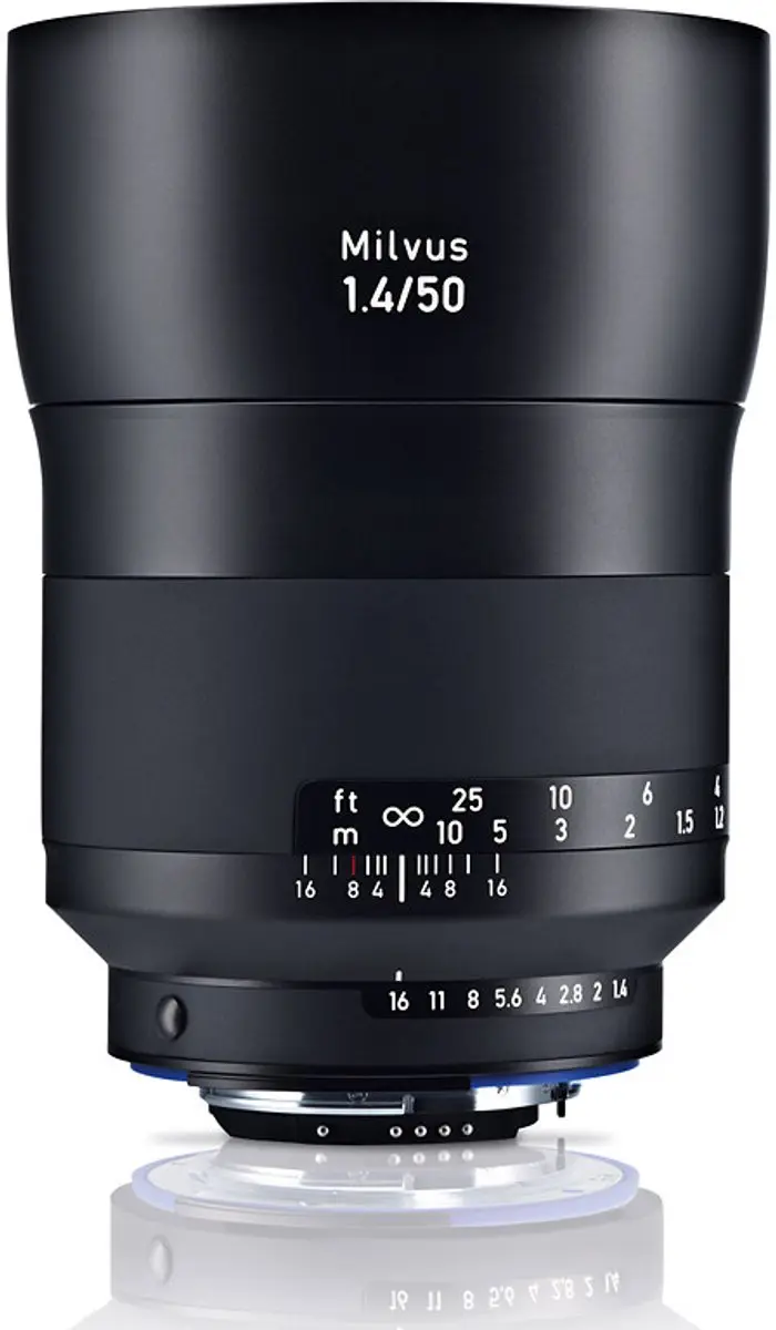 Carl Zeiss Milvus 1.4/50 SLR Standaardlens Zwart
