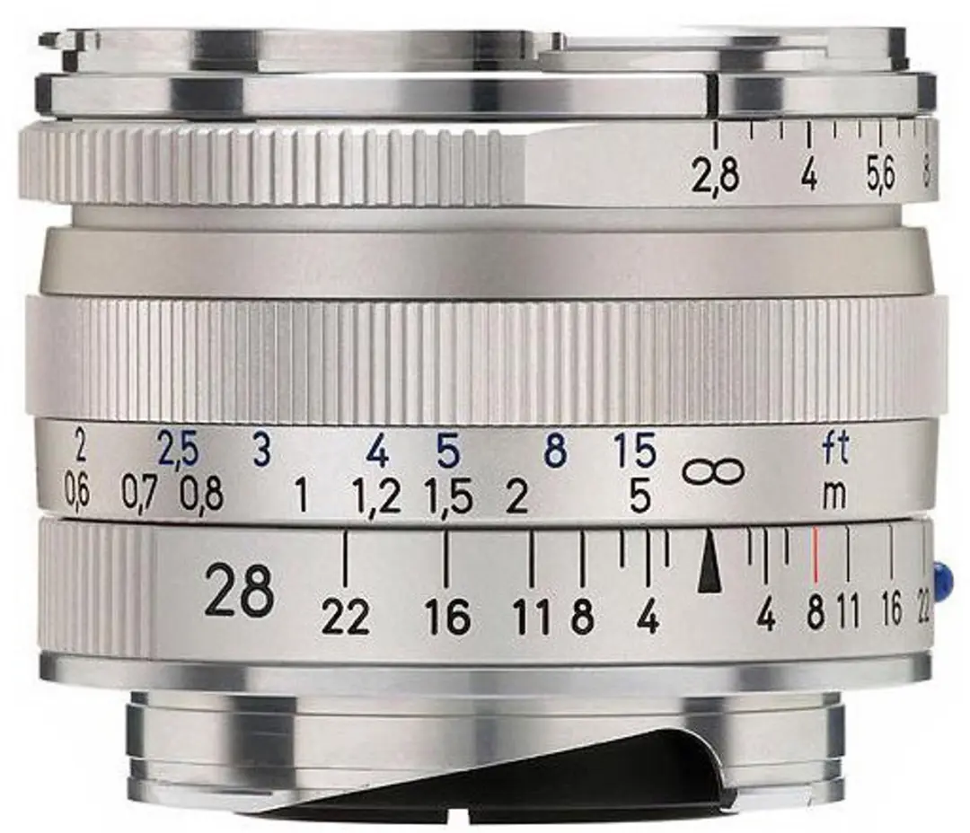 Zeiss ZM 28mm F/2.8 Biogon T* zilver