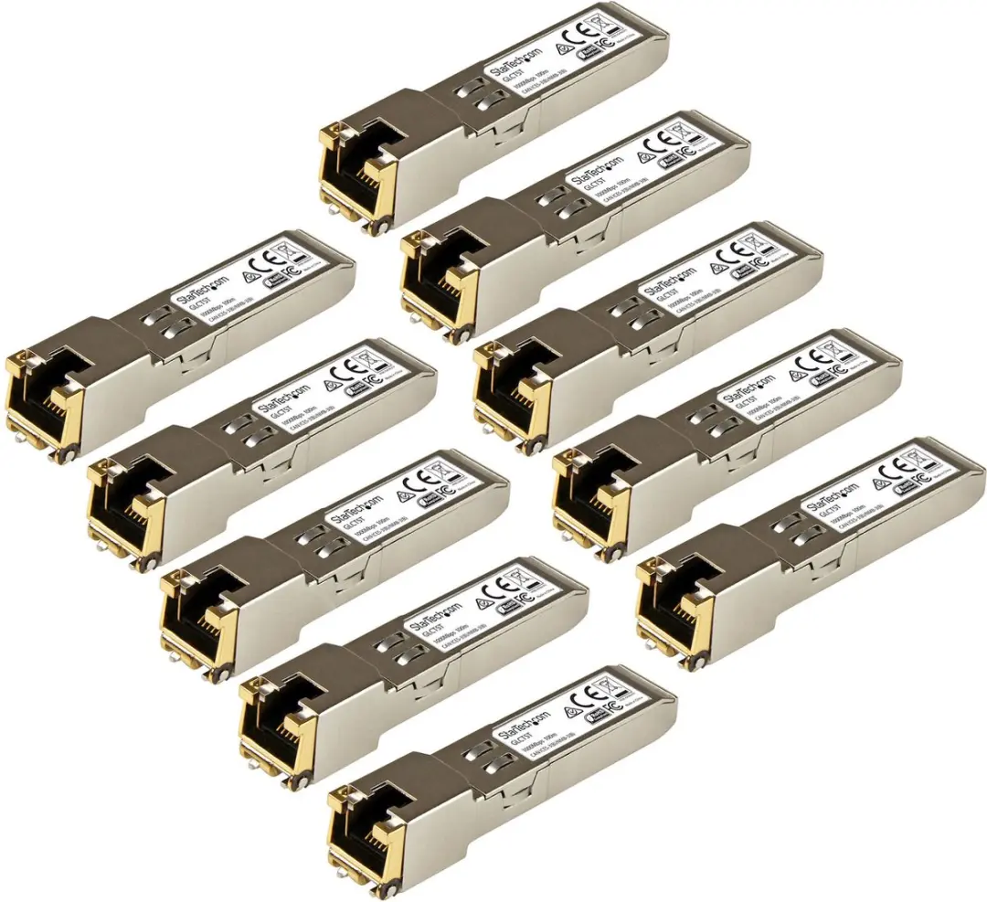 Startech GLC-T SFP Transceiver - 10 Stuks - afbeelding 2 van 6