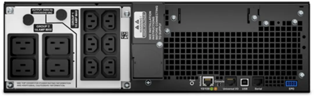 APC Smart-UPS On-Line SRT5KRMXLI-6W 5000VA - 10 Stopcontacten - Rackmount