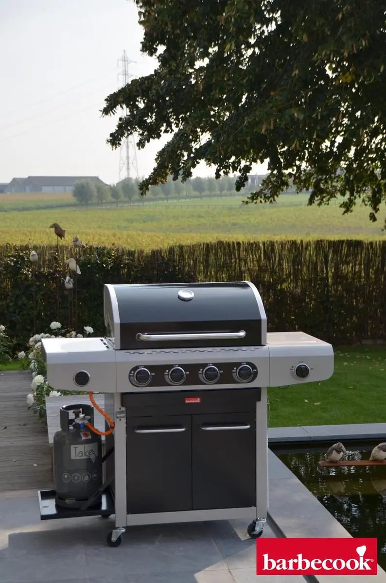 Barbecook Siesta 412 Gasbarbecue 4 Branders - Black Edition - afbeelding 4 van 6