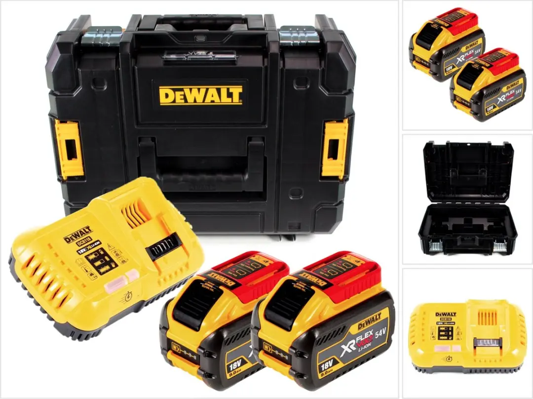 DeWALT DCB118X2T FLEXVOLT Starter Kit 9.0Ah in TSTAK