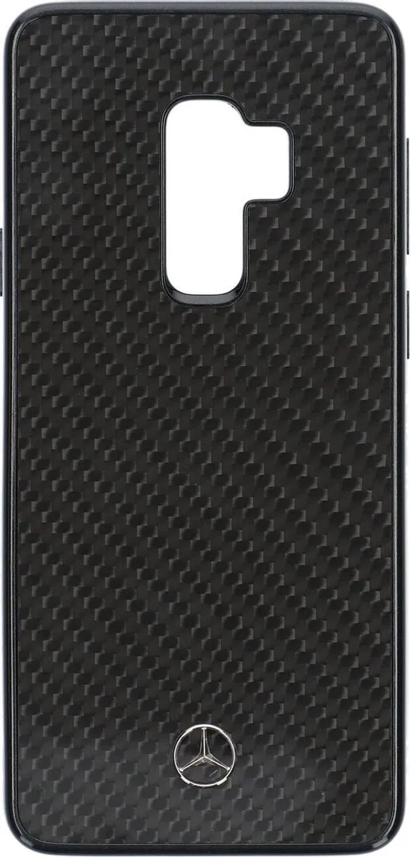 Mercedes-Benz Carbon Back Cover S203-6 - Samsung Galaxy S9+ - Zwart