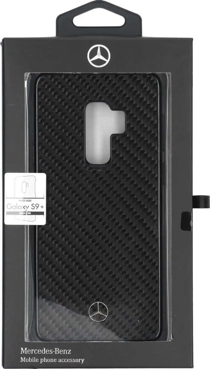 Mercedes-Benz Carbon Back Cover S203-6 - Samsung Galaxy S9+ - Zwart - afbeelding 6 van 6