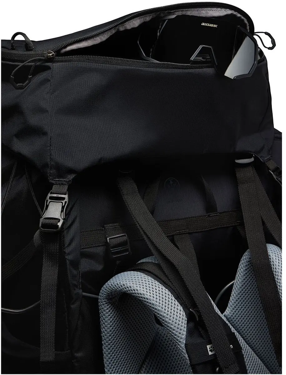 Jack Wolfskin Trailflair Pro 60L Rugzak - Zwart - afbeelding 4 van 6