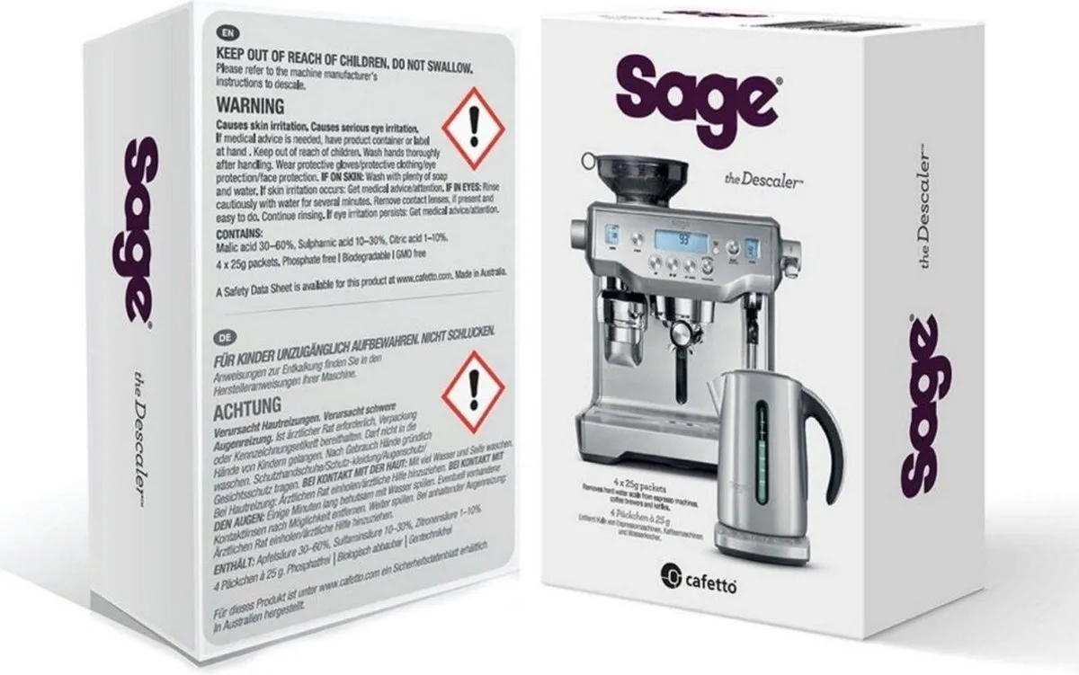 Sage SES007NEU0NEU1 Ontkalker