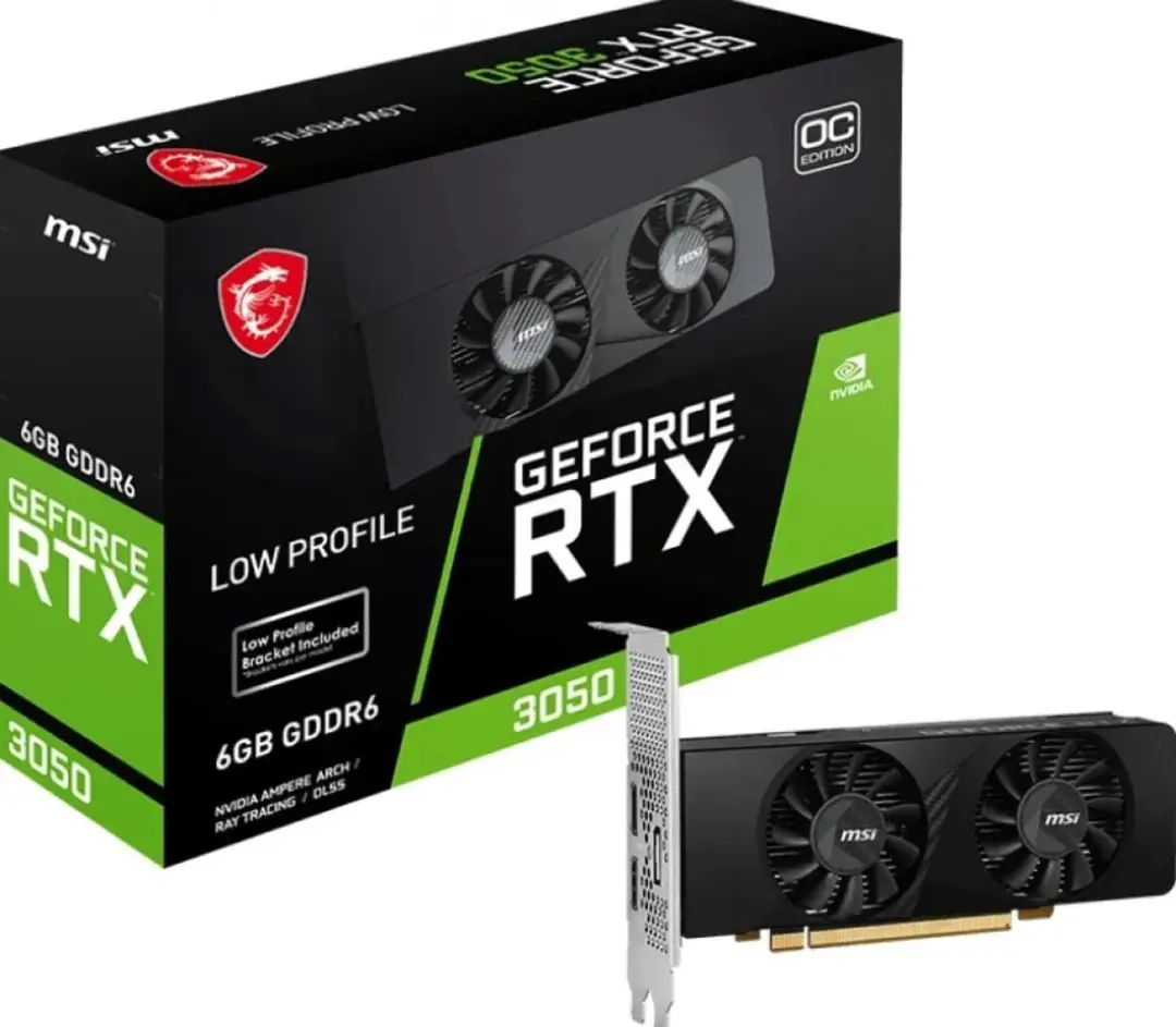 MSI NVIDIA GeForce RTX 3050 LP 6G OC