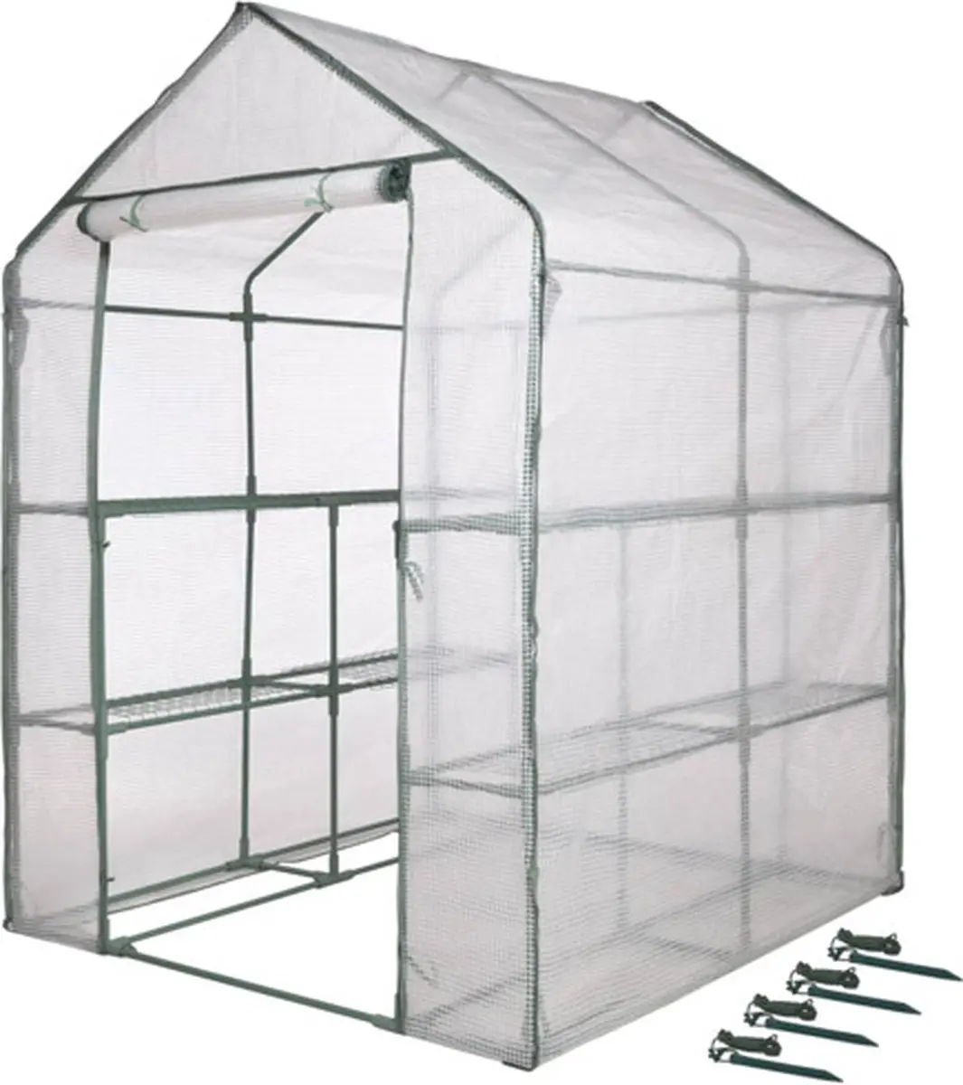 Nature Tuinkas met bodemframe 195x140x140cm