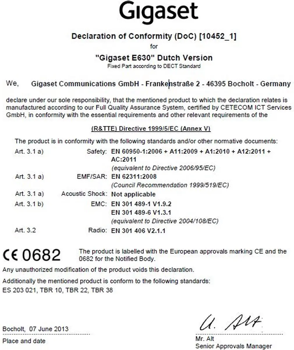 Gigaset E630A GO DECT Telefoon - Antwoordapparaat - Zwart - afbeelding 2 van 6