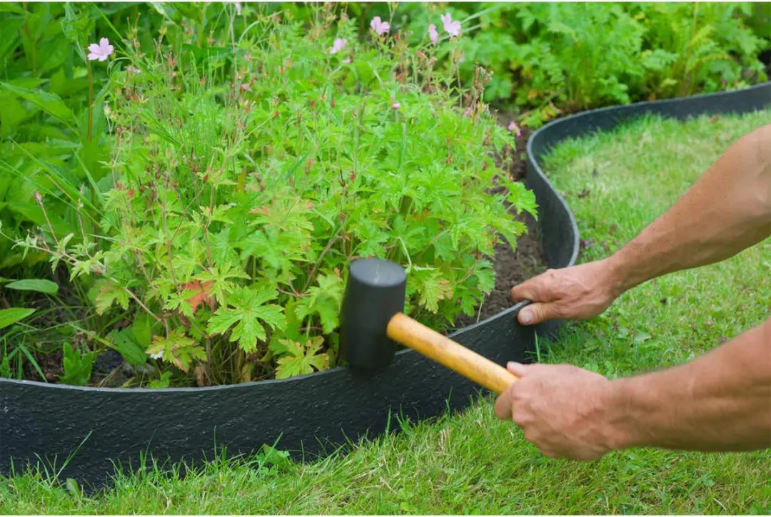 Nature Borderrand op rol 12cm x 24m - 5mm - Zwart - afbeelding 4 van 5