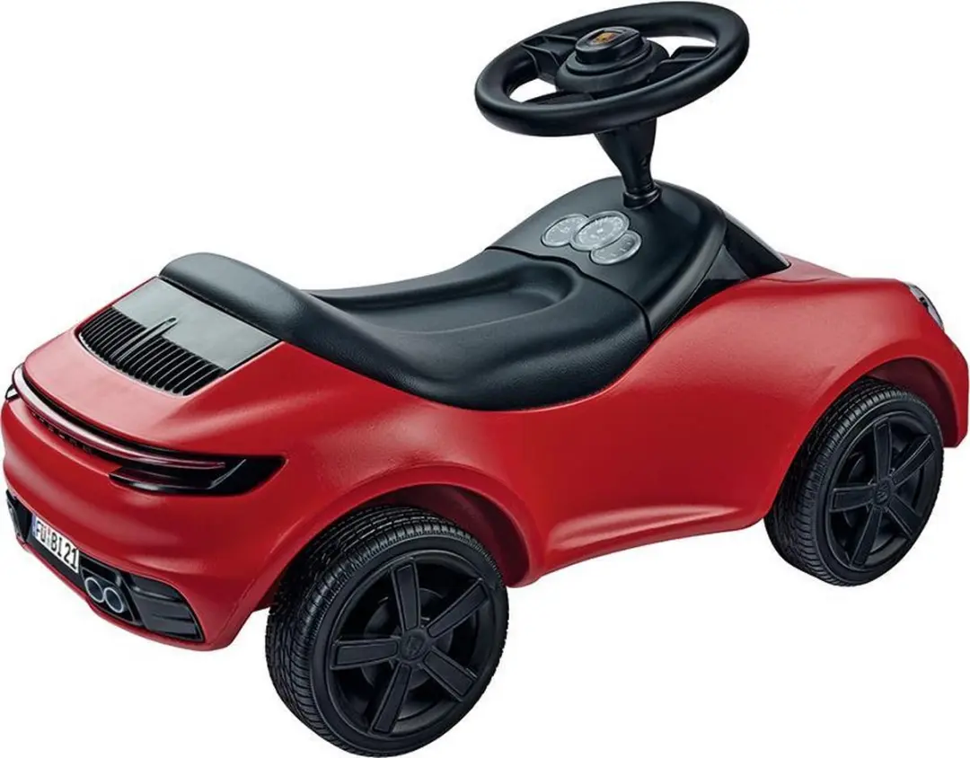 BIG Porsche 911 Loopauto - Grijs - afbeelding 5 van 6