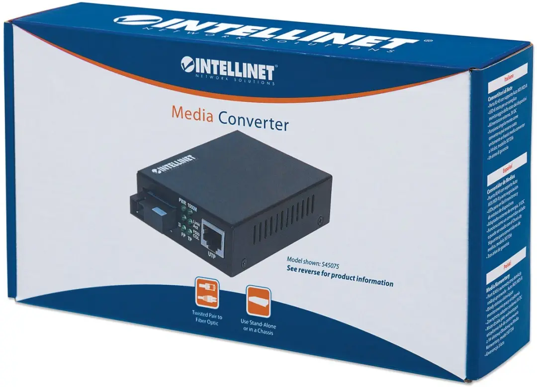 Intellinet 510493 Netwerk Media Converter 1000 Mbit/s
