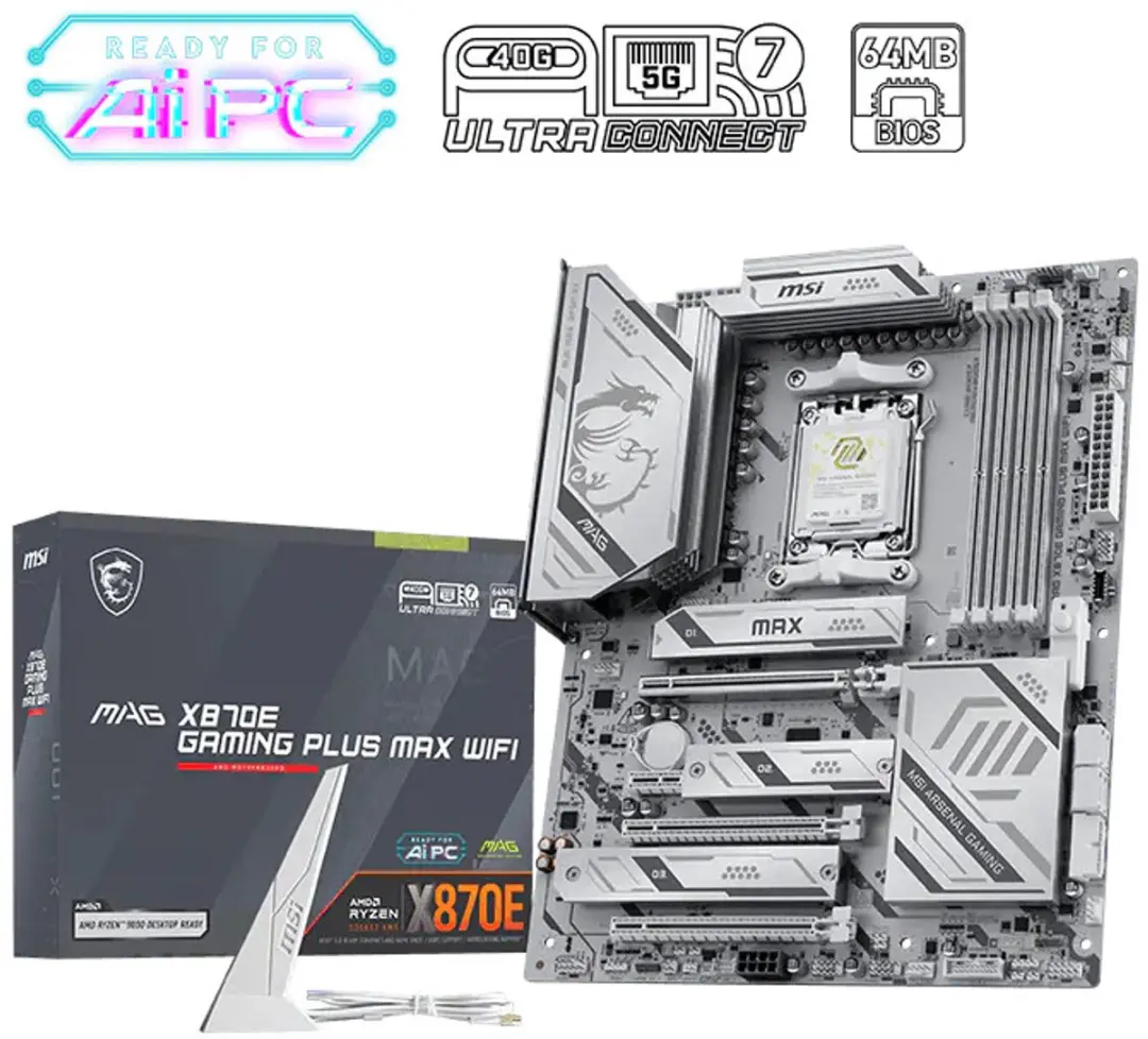 MSI MAG X870E GAMING PLUS MAX WIFI Moederbord