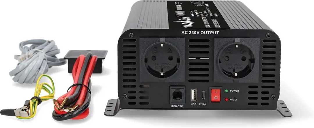Nedis Auto Omvormer 1000W 24V/230V