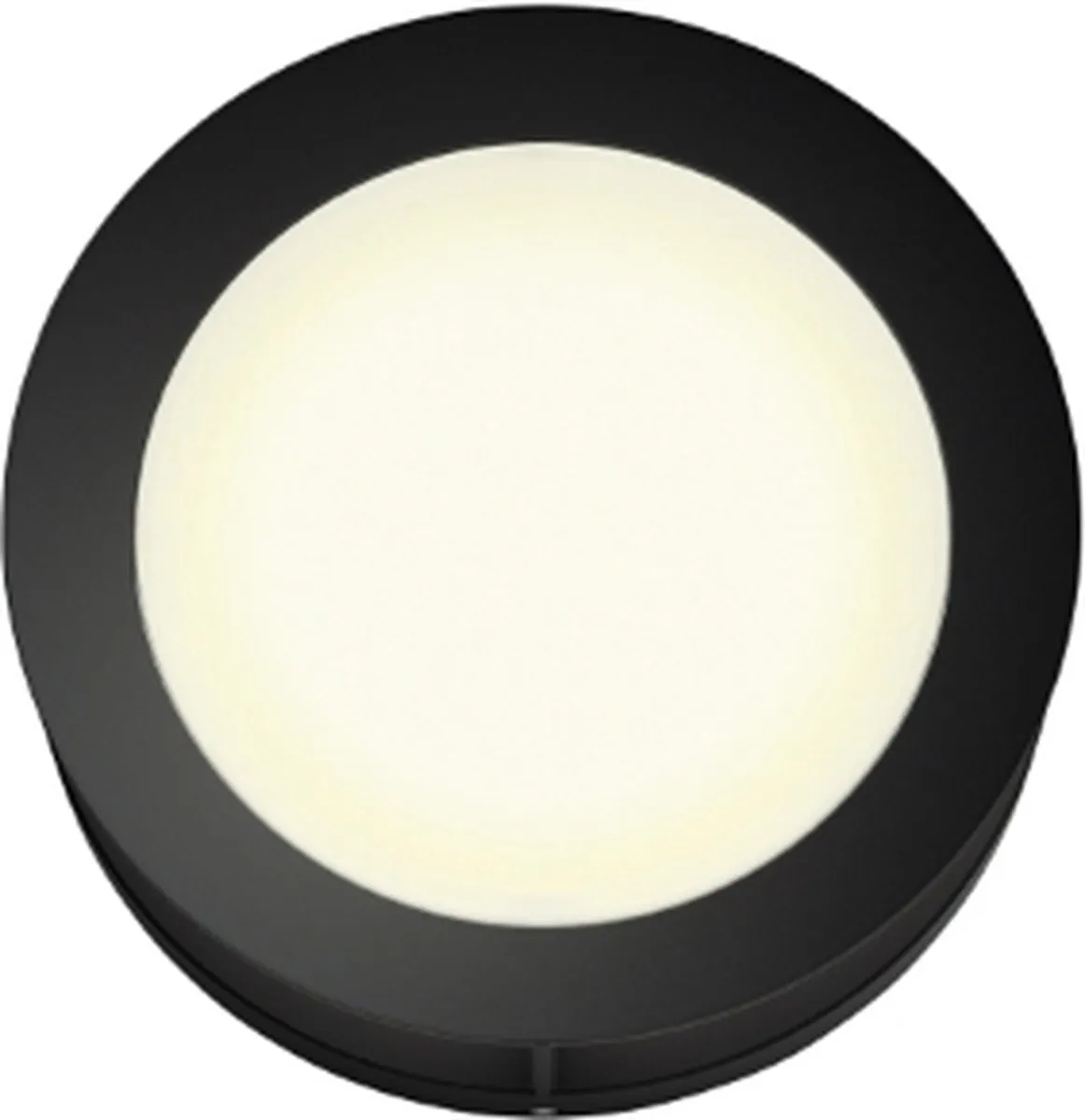Philips Actea Muurlamp - 1 Lichtpunt Ø18,9cm Zwart