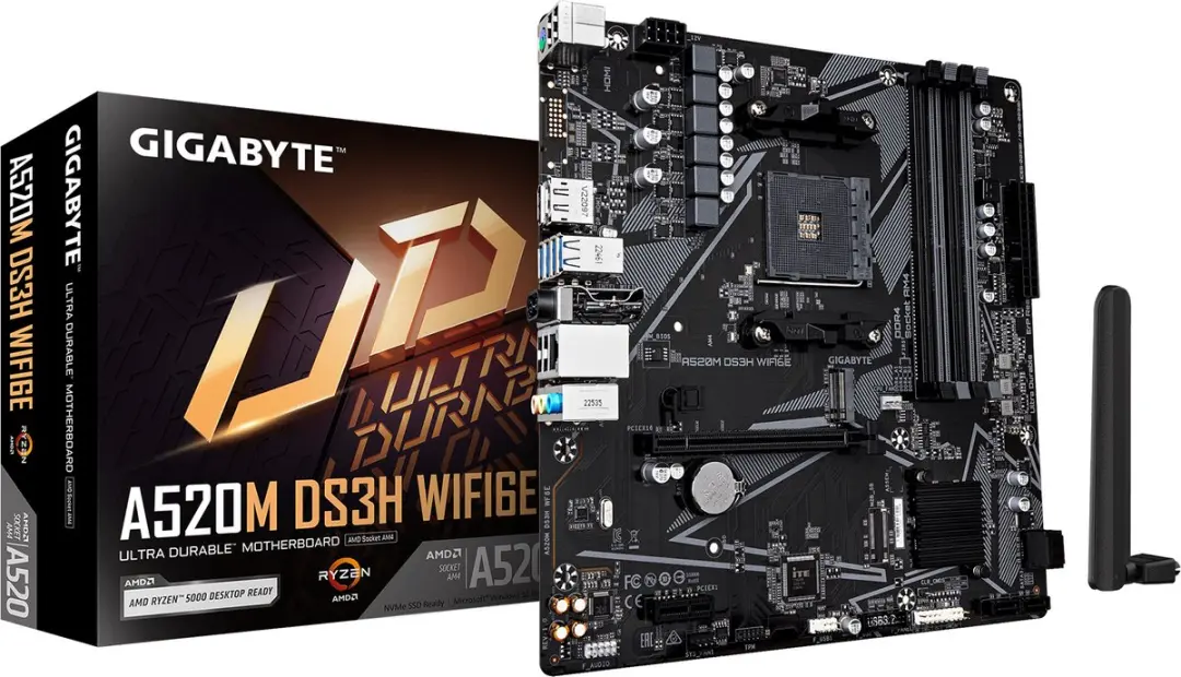 Gigabyte A520M DS3H WIFI6E AM4